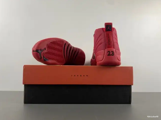 Cheap TBkick Gym Jordan Retro 12 130690-601 Red (2018) Air 0417